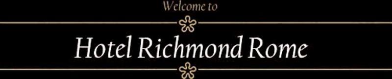 Hotel Richmond Рим Экстерьер фото